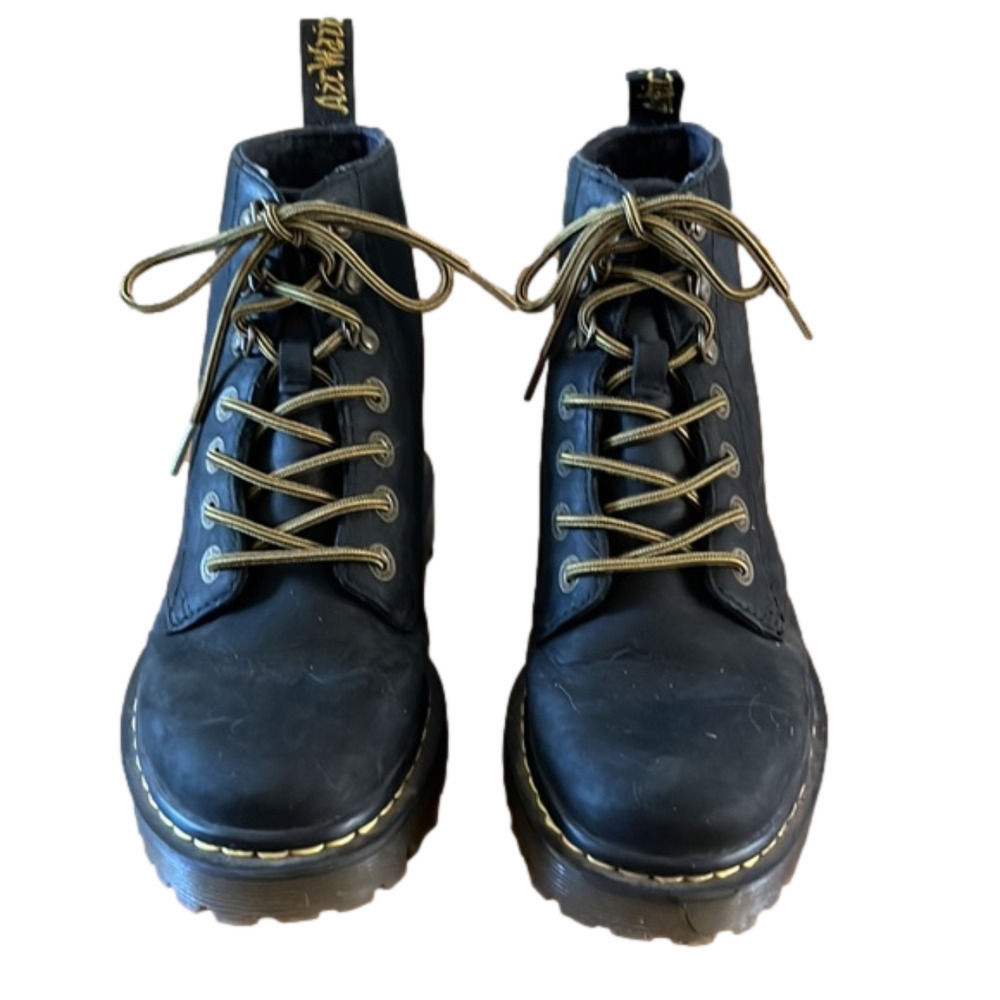 DR Martens leather lace up boots